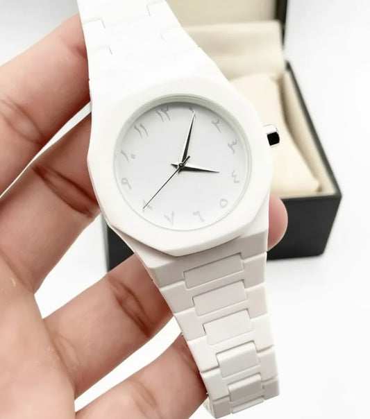 White Arabic Aura Watch
