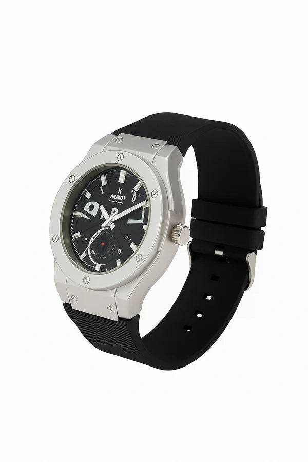 HUBLOT New Dial – Premium Black Rubber Strap Watch