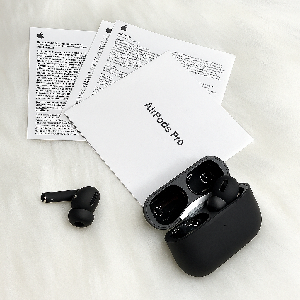 AirPods Pro 2nd Generation (Black Edition) – With MagSafe Case & High Bass Correction