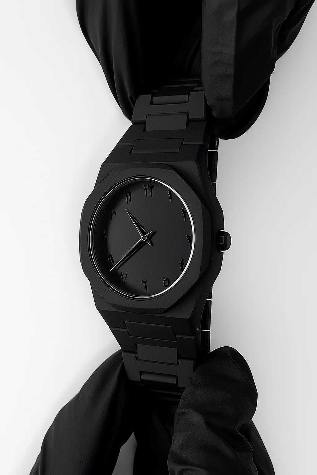 Black Arabic Aura Watch