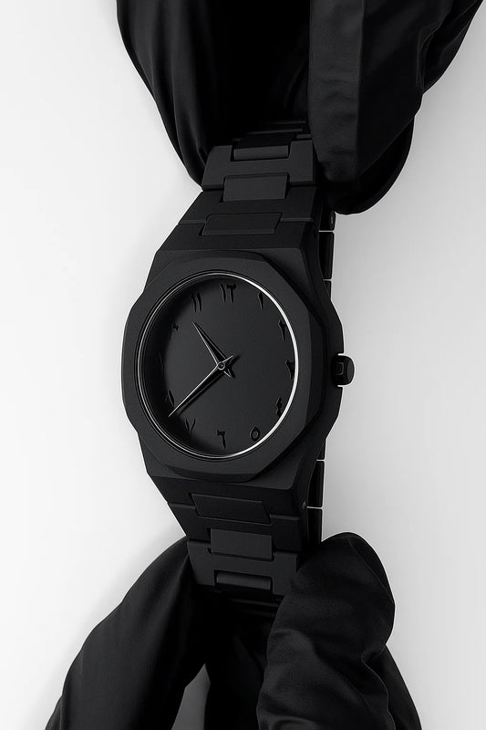 Black Arabic Aura Watch
